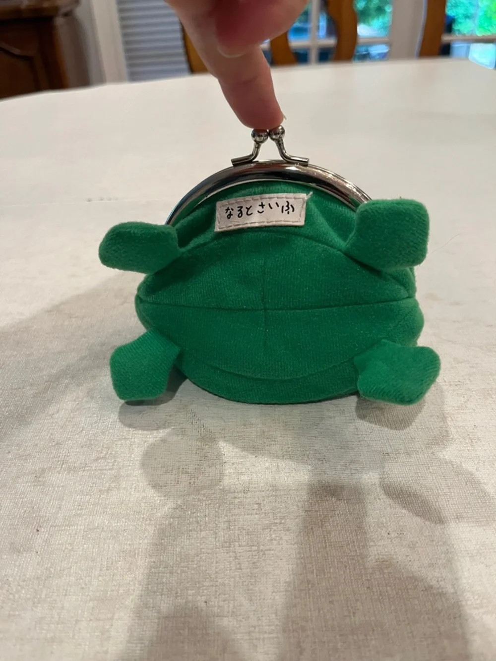 Adorable Green Frog plush Coin Purse. So cute! - Picture 3 of 6